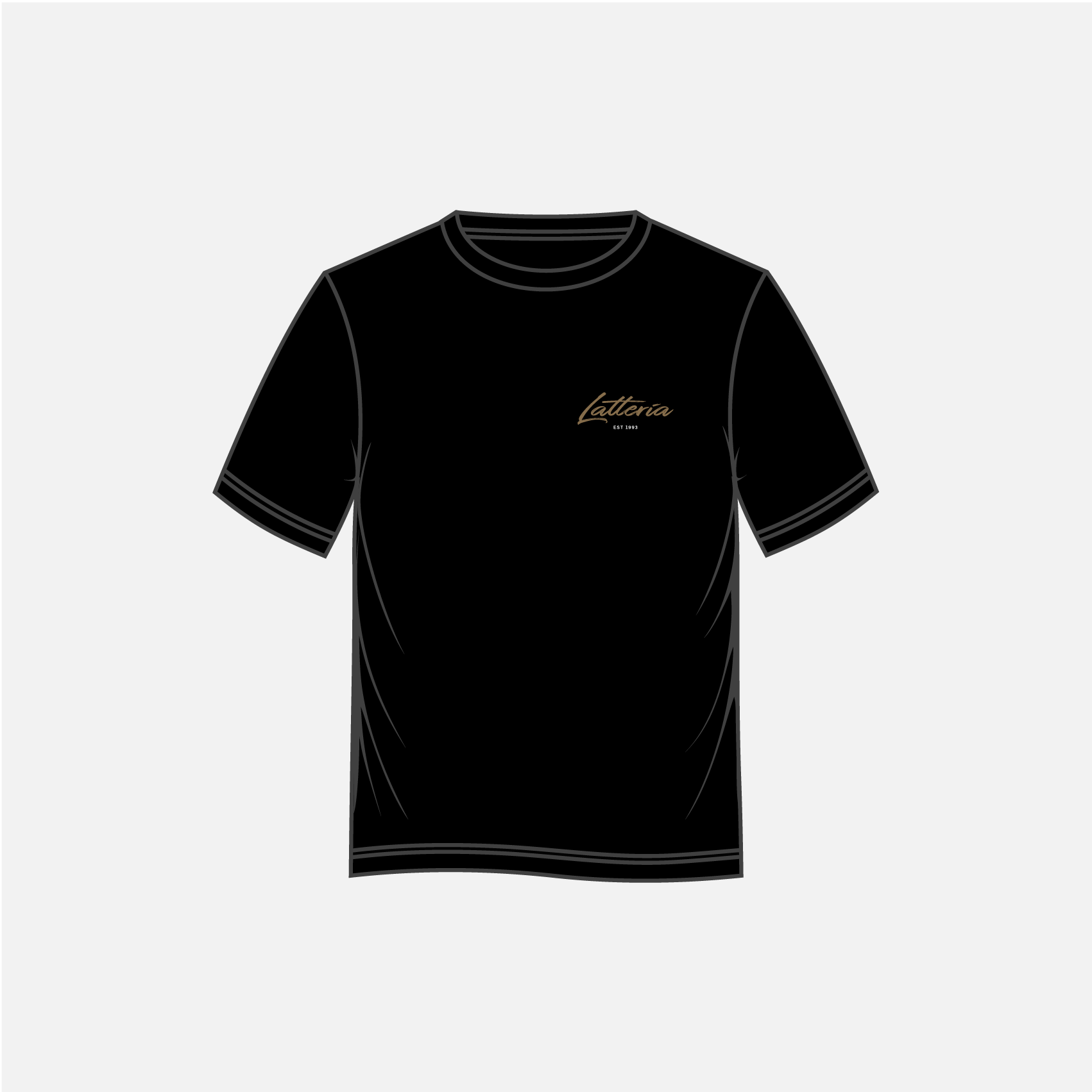 Latteria x Withoutani T-Shirt Black