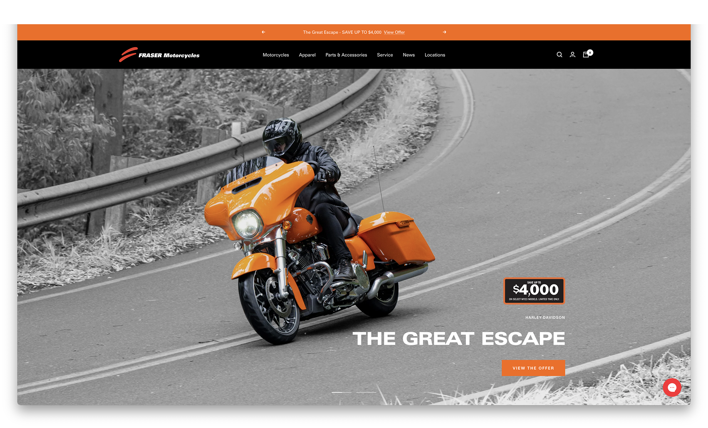 Frasers harley davidson online store sales