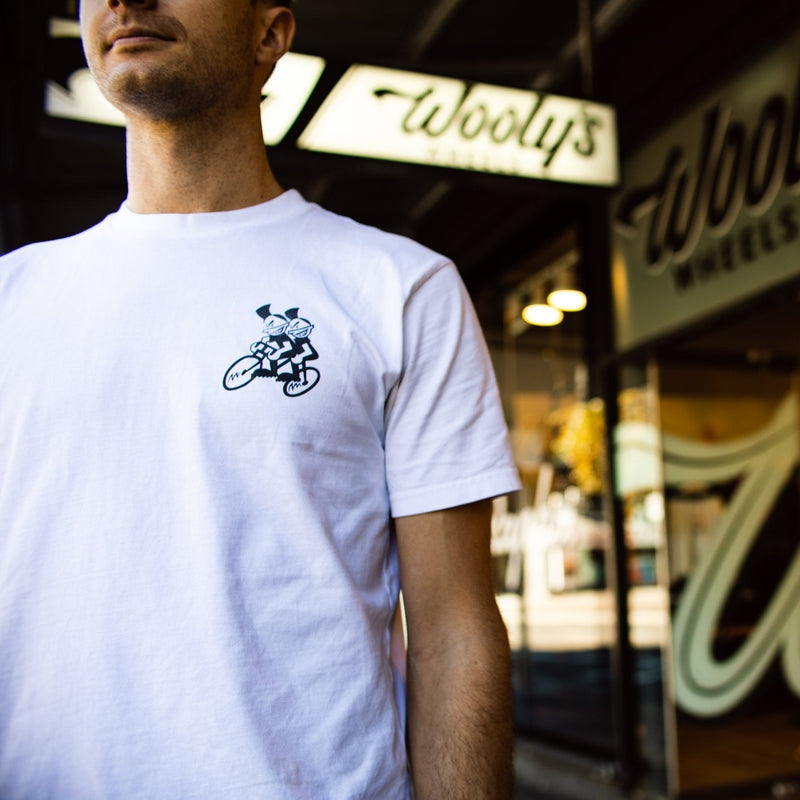 DAC x Mambo for Woolys Wheels T-Shirt White