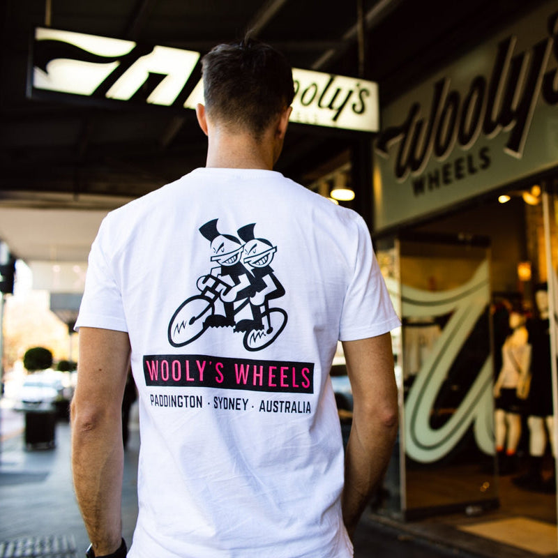 DAC x Mambo for Woolys Wheels T-Shirt White